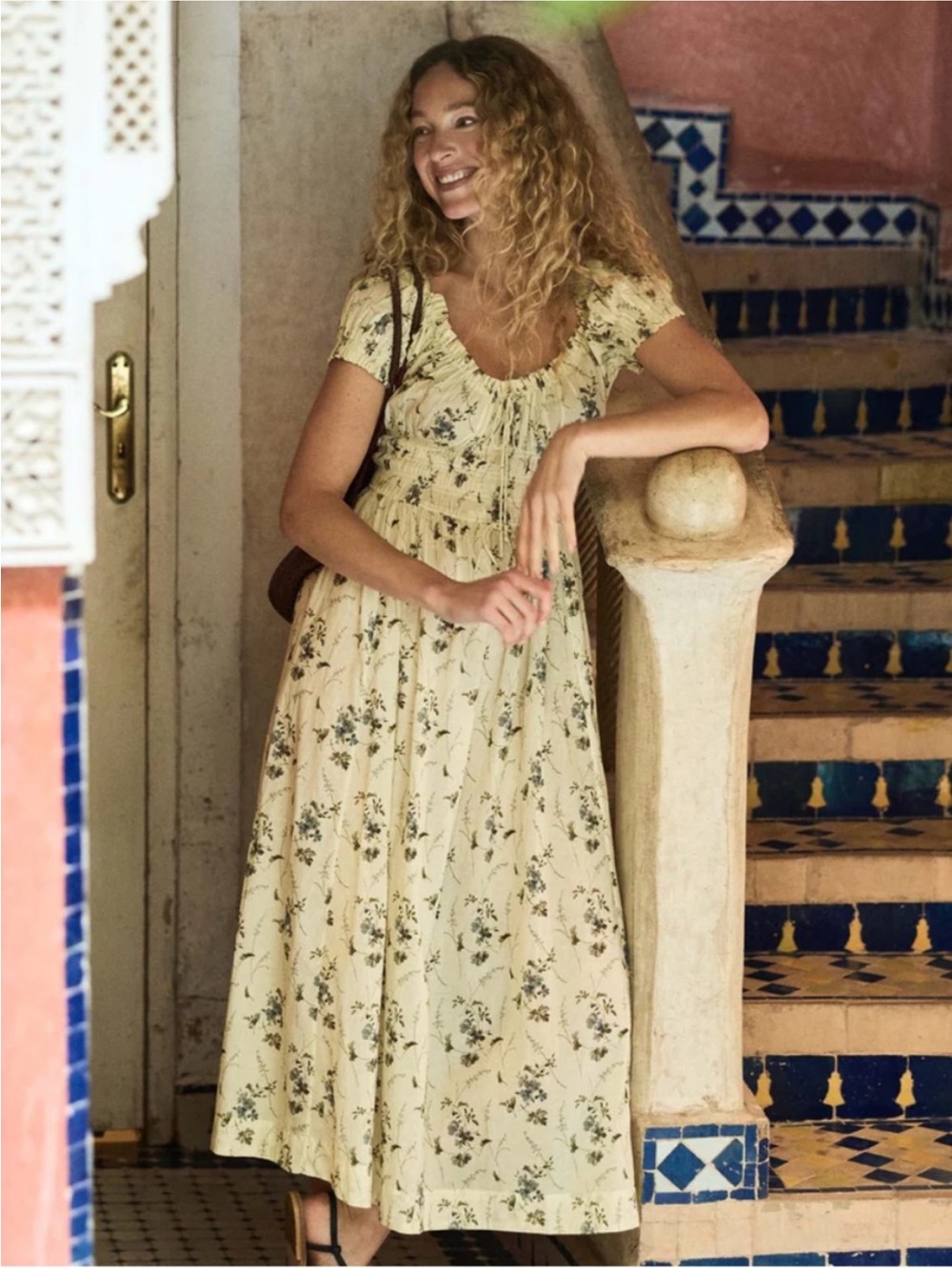 Doen Ashlynn Dress ~ Sunshine Prairie Rose - Picture 3 of 10